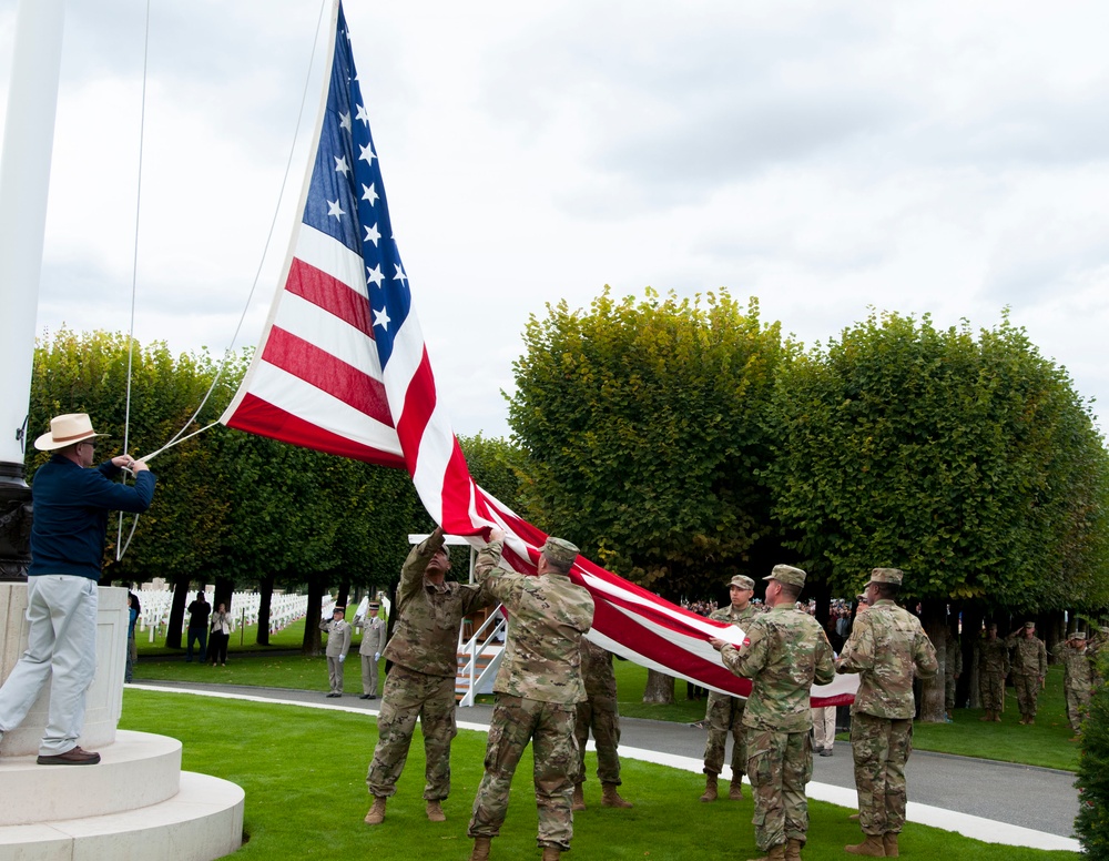 St. Mihiel American Cemetery Flag Retirement