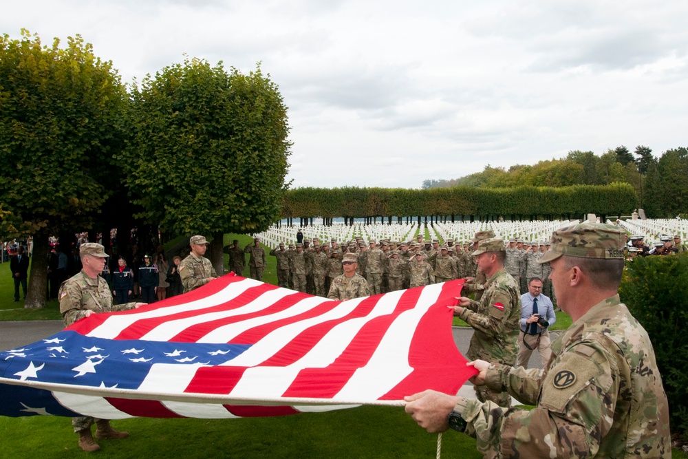 St. Mihiel American Cemetery Flag Retirement