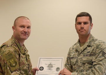 Airmen awarded Outstanding Performer at Silver Flag in Ramstein Air Base, Germany