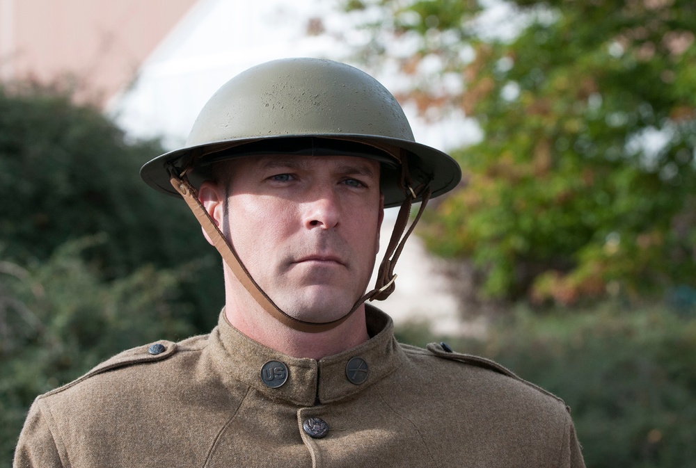 1ID Color Guard serve in WWI Centennial Commemorations