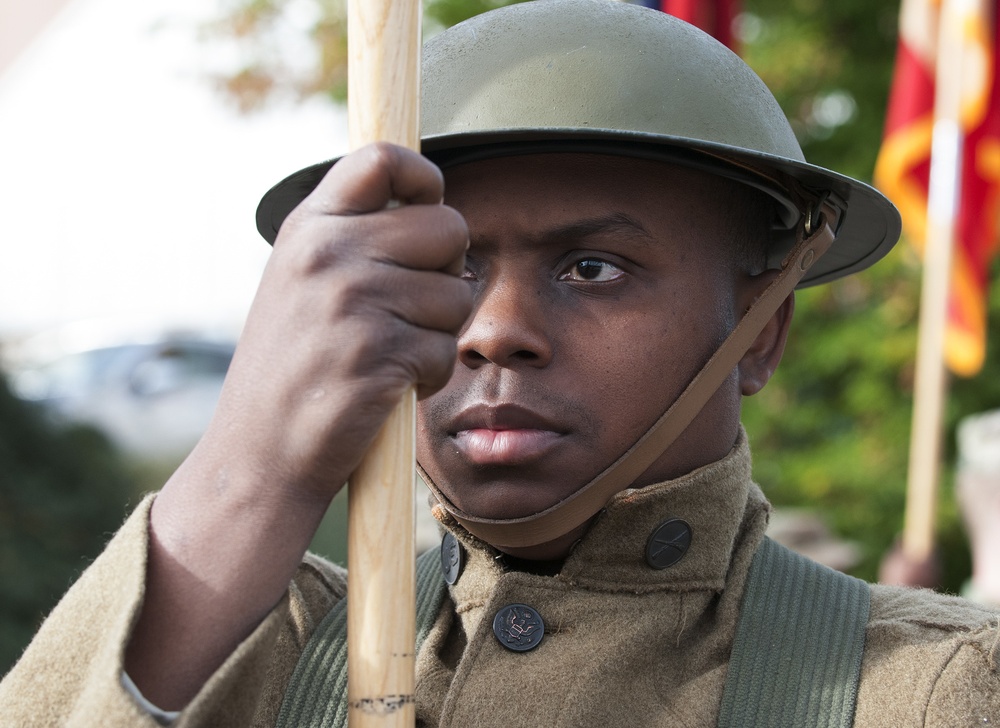 1ID Color Guard serve in WWI Centennial Commemorations