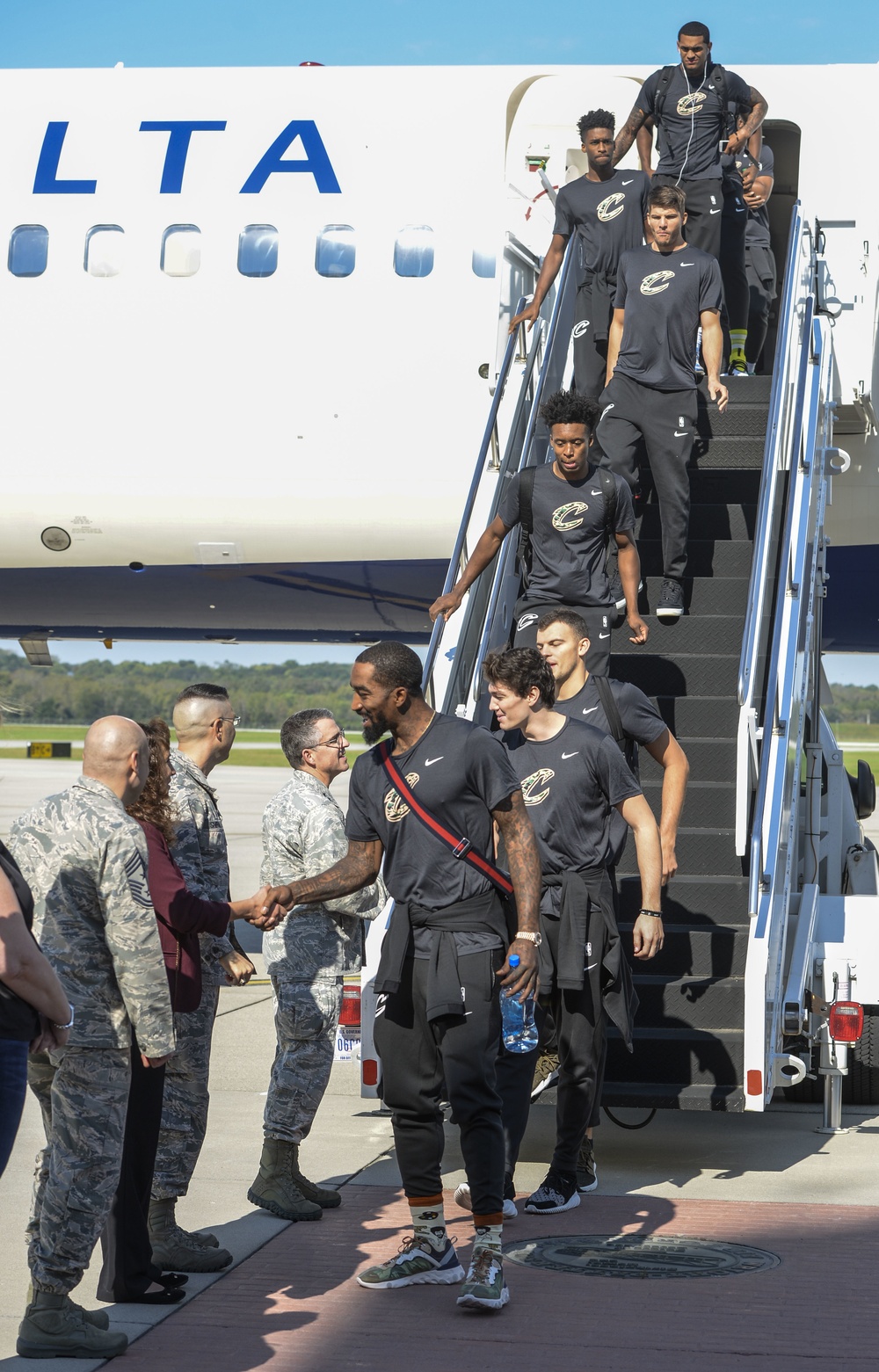 Cleveland Cavaliers Visit Wright-Patterson AFB