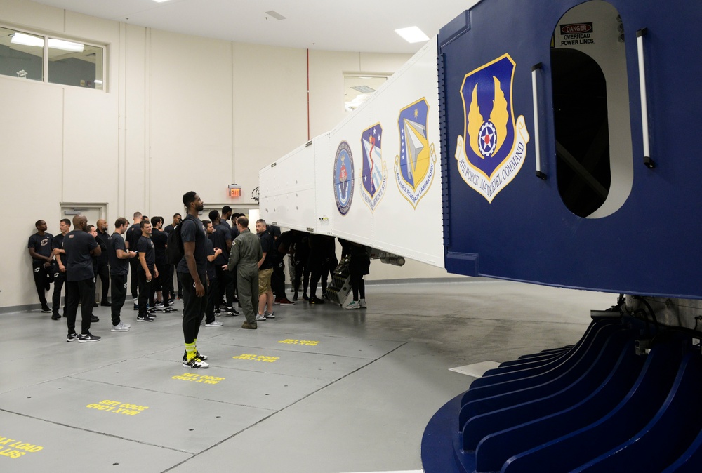 Cleveland Cavaliers Visit Wright-Patterson AFB