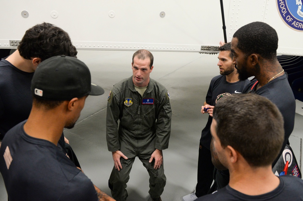 Cleveland Cavaliers Visit Wright-Patterson AFB