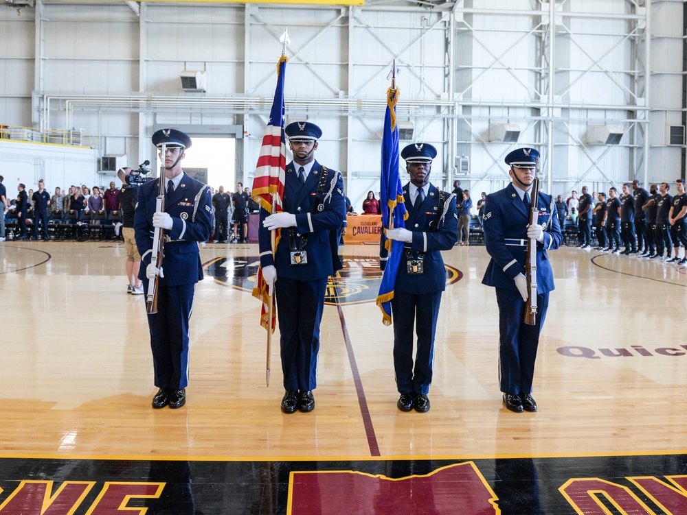 Cleveland Cavaliers Visit Wright-Patterson AFB