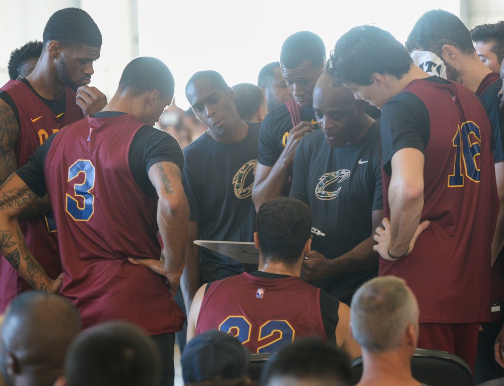 Cleveland Cavaliers Visit Wright-Patterson AFB