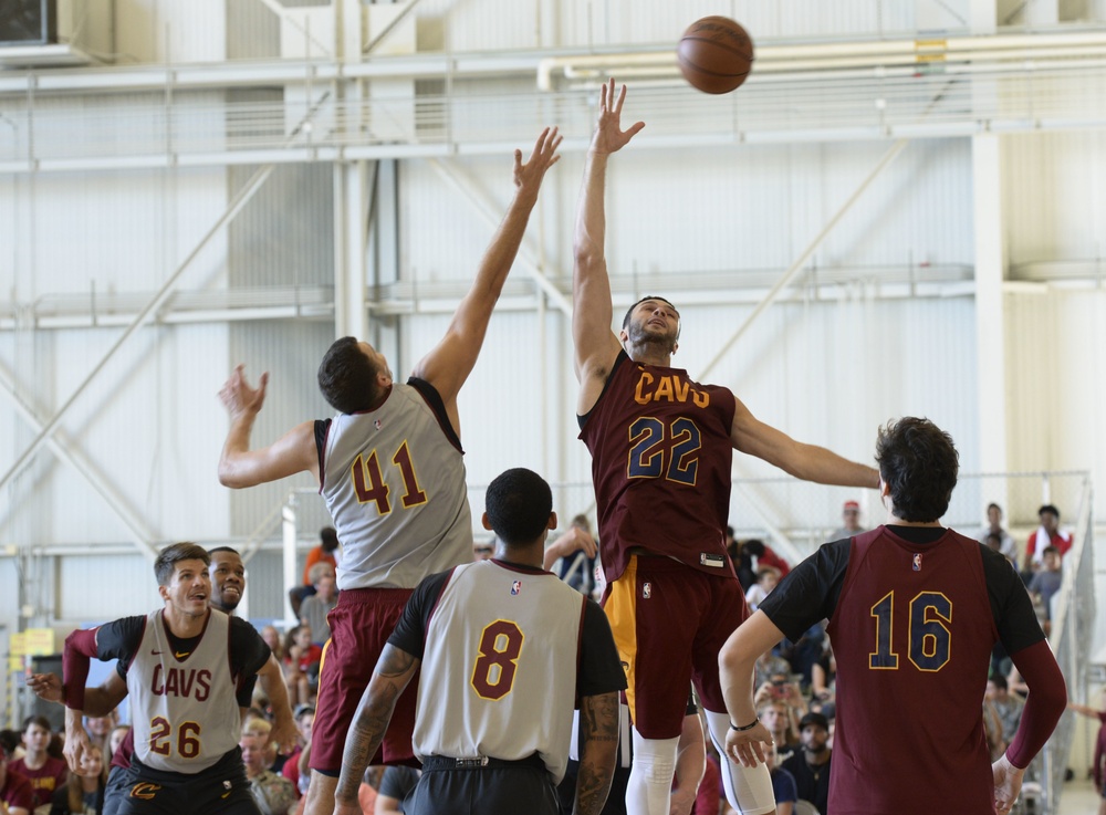 Cleveland Cavaliers Visit Wright-Patterson AFB