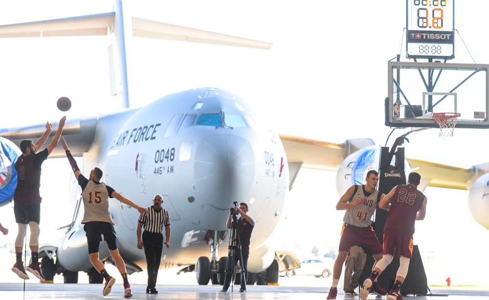 Cleveland Cavaliers Visit Wright-Patterson AFB