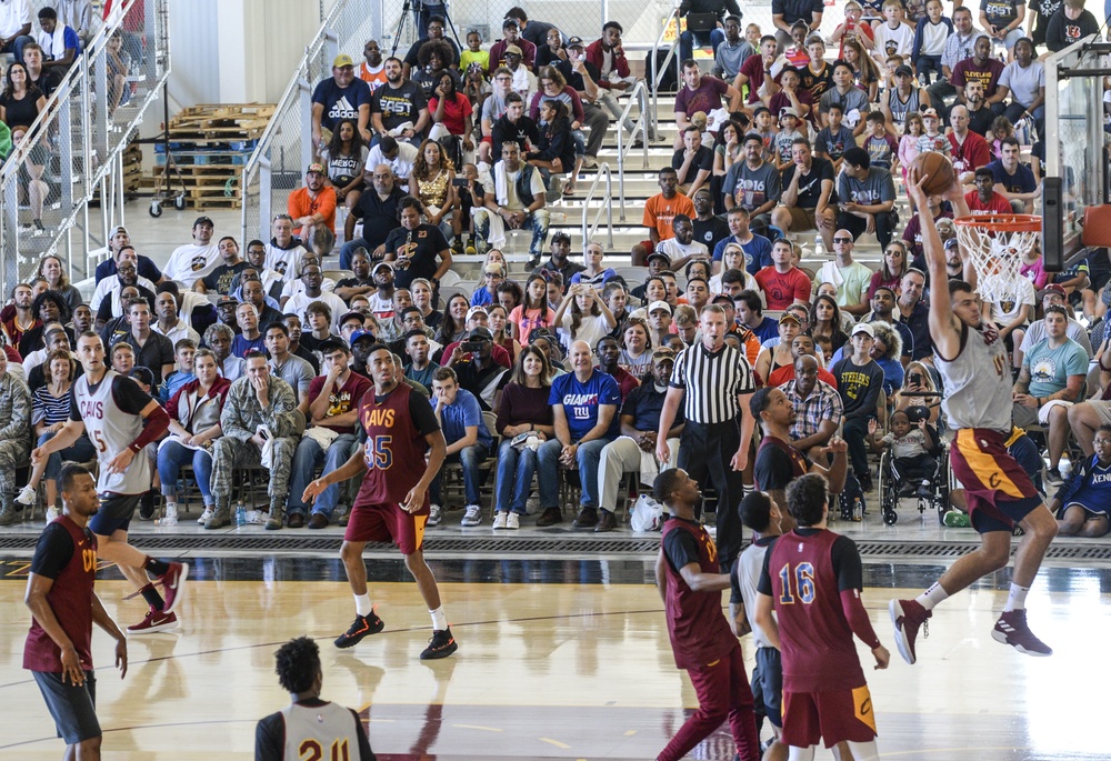 Cleveland Cavaliers Visit Wright-Patterson AFB