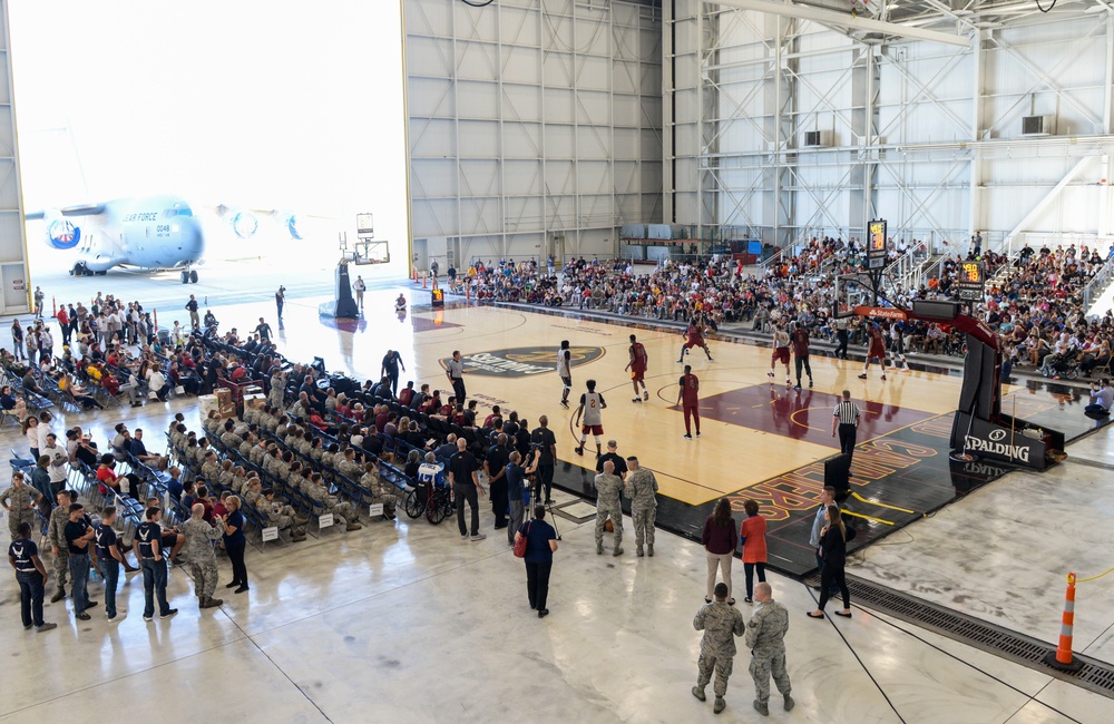 Cleveland Cavaliers Visit Wright-Patterson AFB