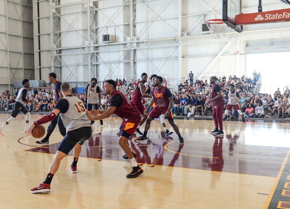 Cleveland Cavaliers Visit Wright-Patterson AFB