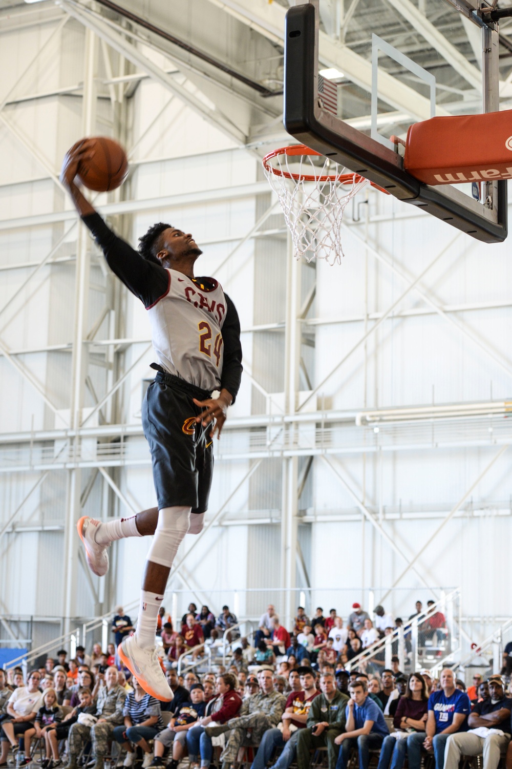 Cleveland Cavaliers Visit Wright-Patterson AFB