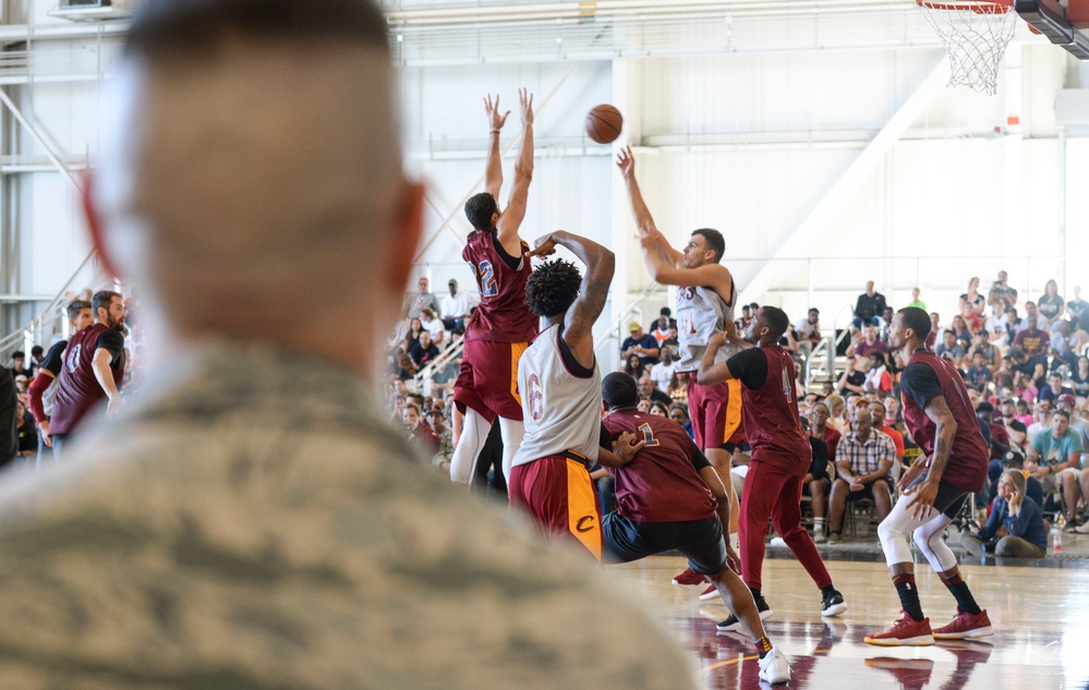 Cleveland Cavaliers Visit Wright-Patterson AFB