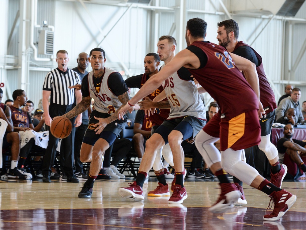 Cleveland Cavaliers Visit Wright-Patterson AFB