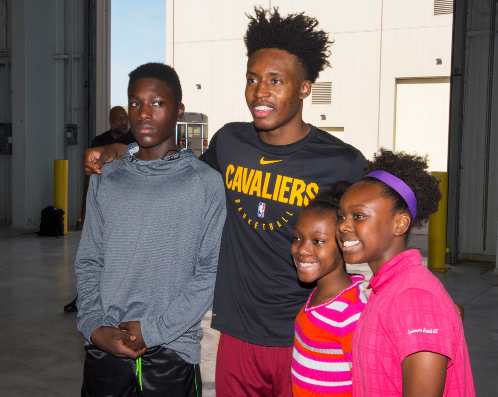 Cleveland Cavaliers Visit Wright-Patterson AFB