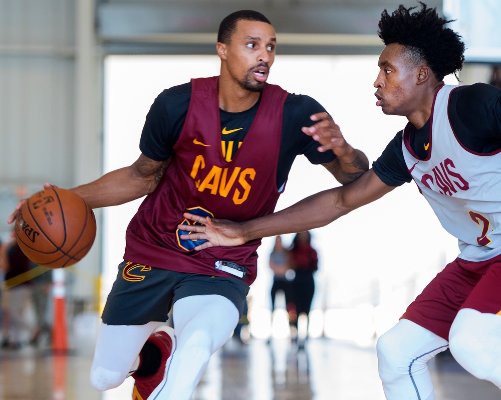 Cleveland Cavaliers Visit Wright-Patterson AFB