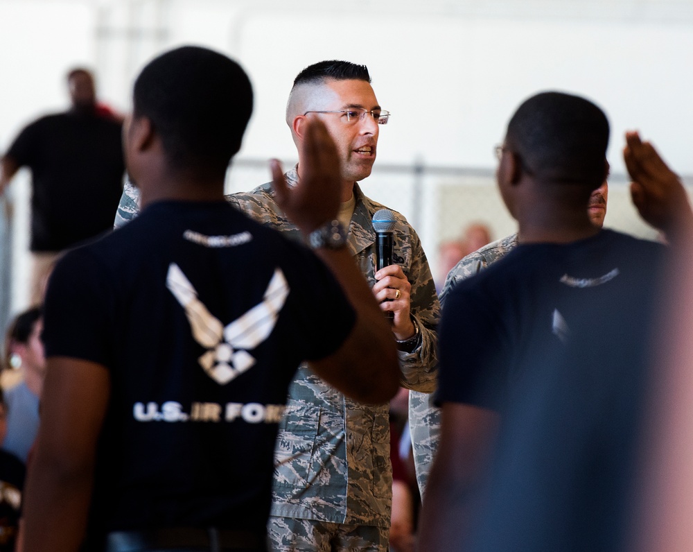 Cleveland Cavaliers Visit Wright-Patterson AFB