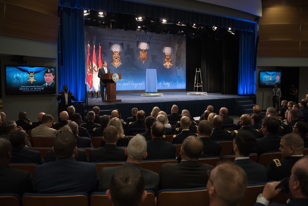 DSD inducts Staff Sgt. Shurer in to the Hall of Heroes
