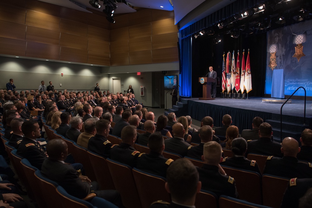 DSD inducts Staff Sgt. Shurer in to the Hall of Heroes