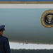 President Trump arrives at JBA from NYC