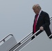 President Trump arrives at JBA from NYC