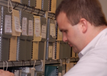 Archives research at Naval Museum