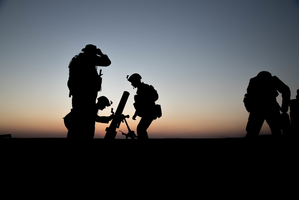 Coalition Forces Mortar Fire