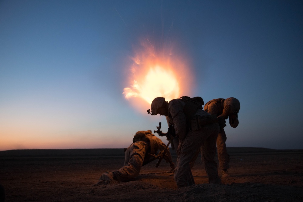 Coalition Forces Mortar Fire