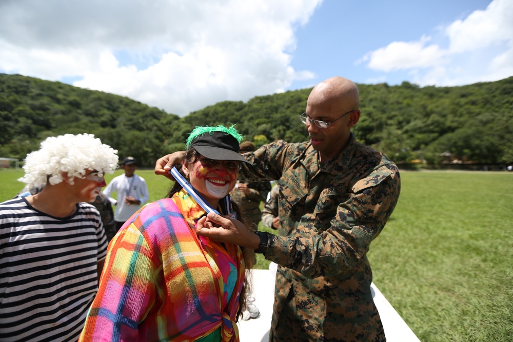 SPMAGTF-SC, Guatemalan Army First Brigade host school competition