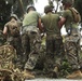 U.S Marines conduct base clean up