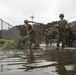 U.S. Marines conduct base clean up