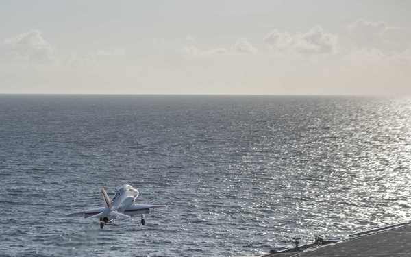 T-45 Carrier Qualifications on GHWB