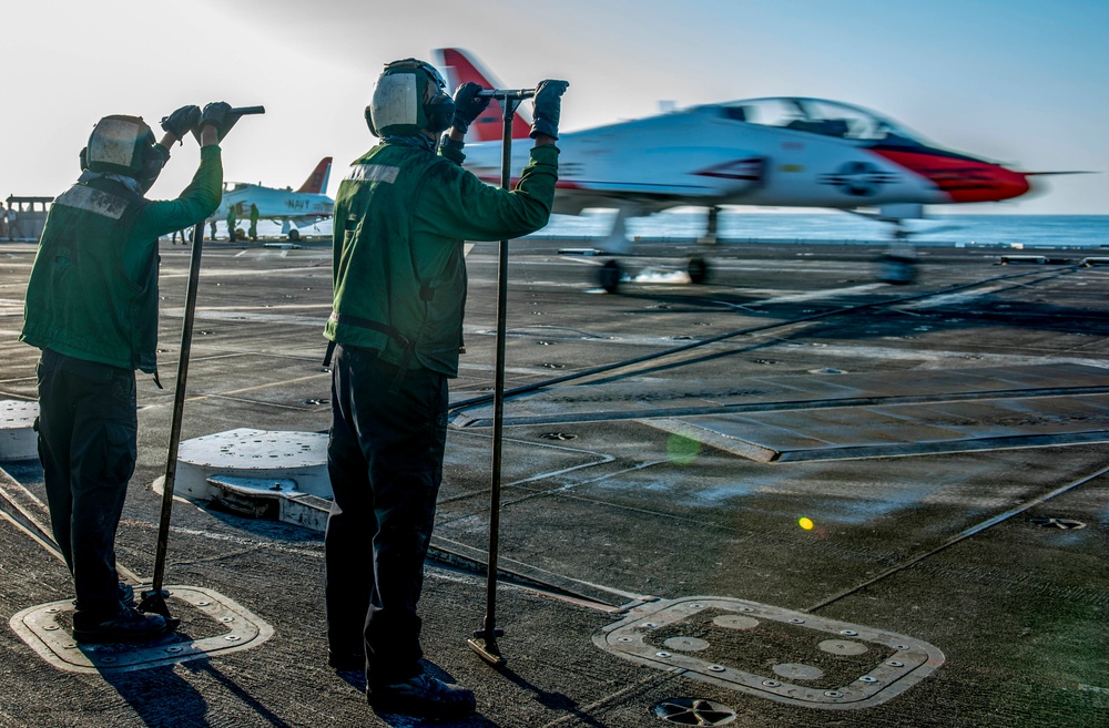 GHWB Conducts Flight Operations