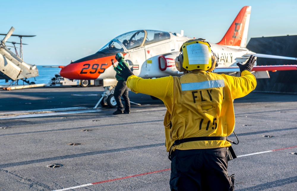 GHWB Conducts Flight Operations