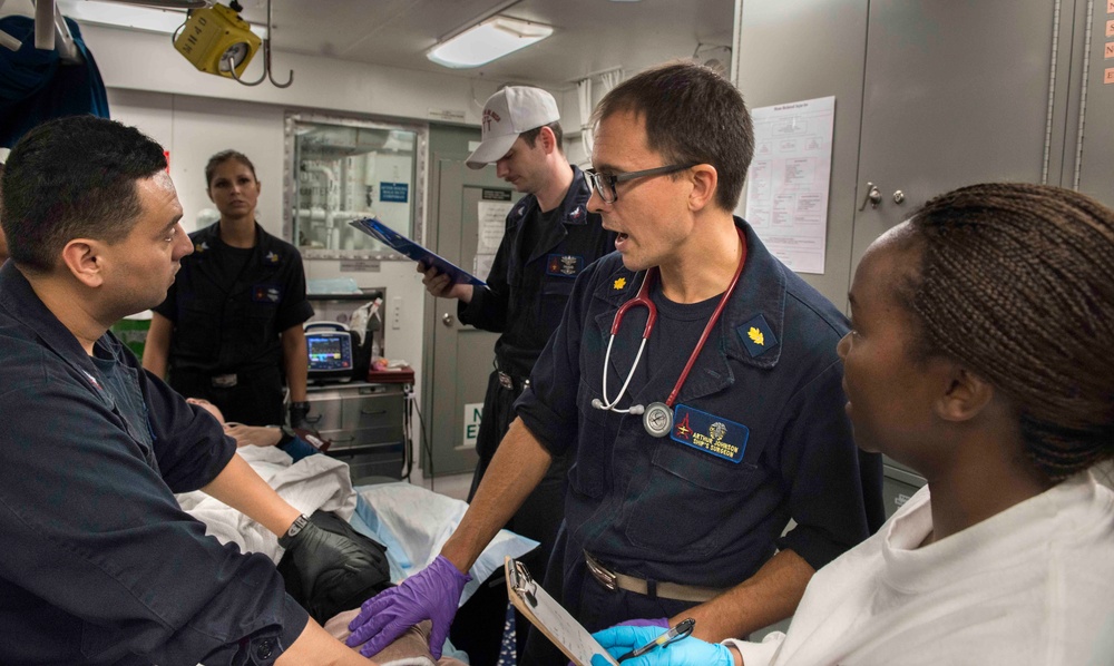 GHWB Surgeon Leads Drill