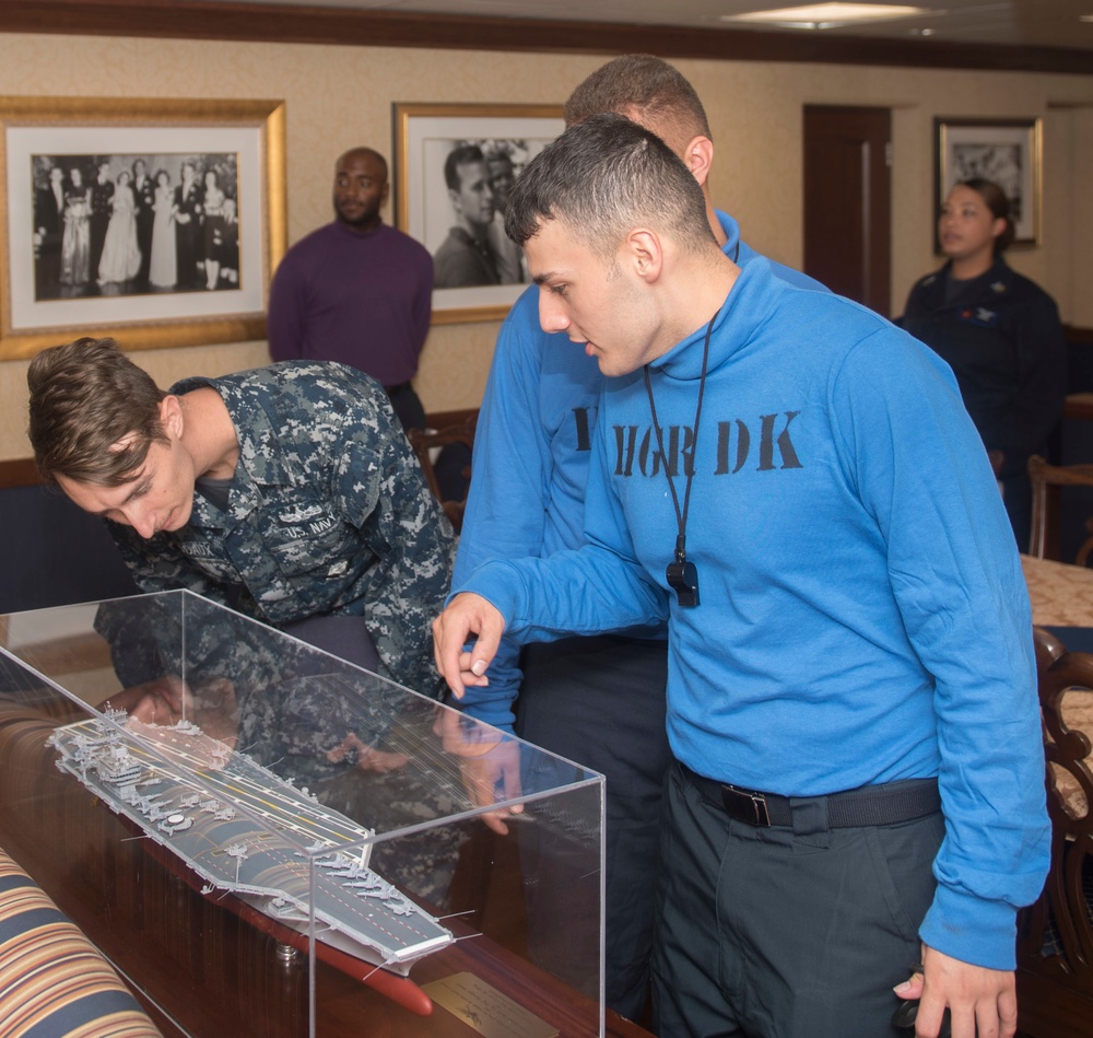 New Sailors Check-in To GHWB