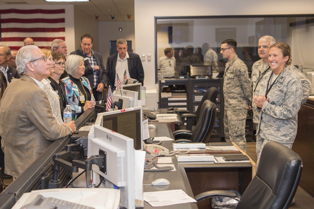 Civic leaders tour Schriever