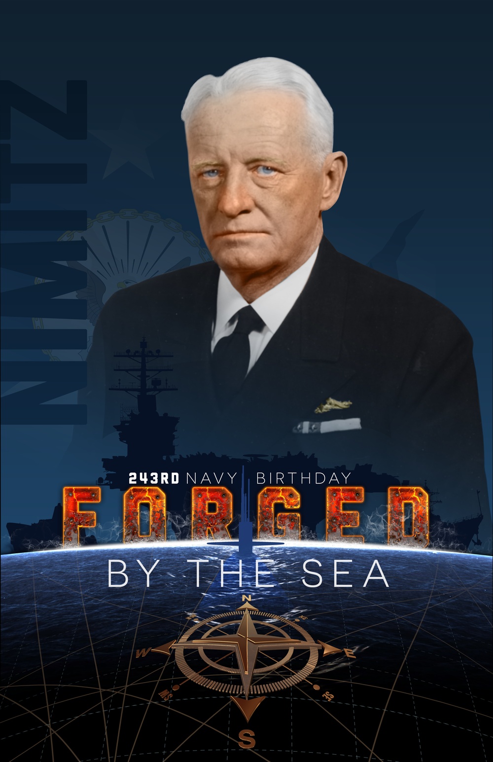 Navy 243rd Birthday - Chester William Nimitz, Sr.