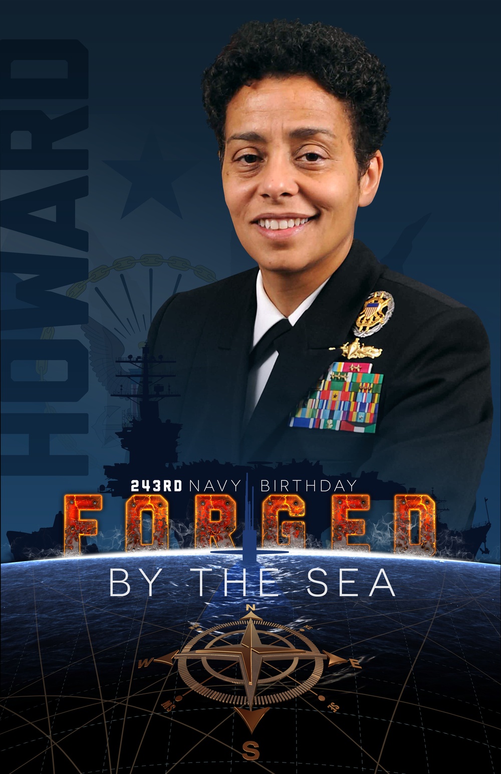 Navy 243rd Birthday - Michelle Janine Howard
