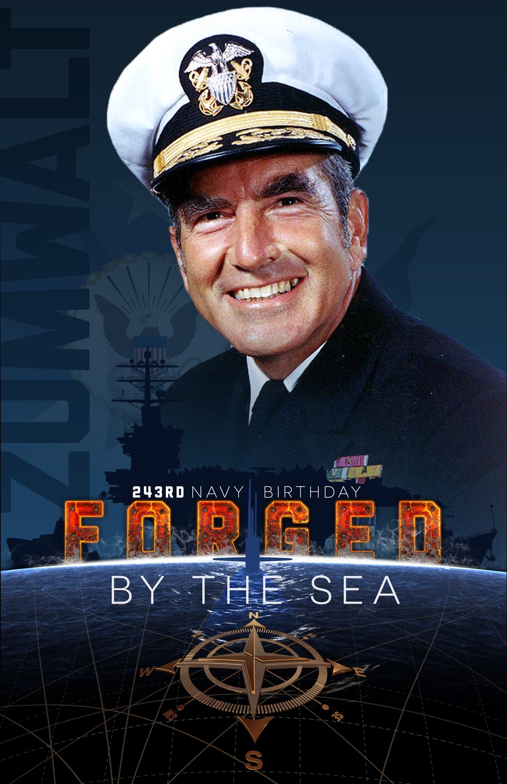 Navy 243rd Birthday - Elmo Zumwalt Jr.