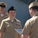 STG2(SW) Wells re-enlistment aboard the USS Wisconsin (BB-64)