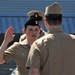 STG2(SW) Wells re-enlistment aboard the USS Wisconsin (BB-64)