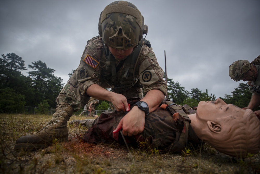 Combat medic tactical trauma training