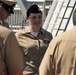 Re-enlistment aboard the USS Wisconsin (BB-64)