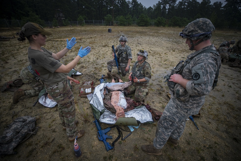 Combat medic tactical trauma training