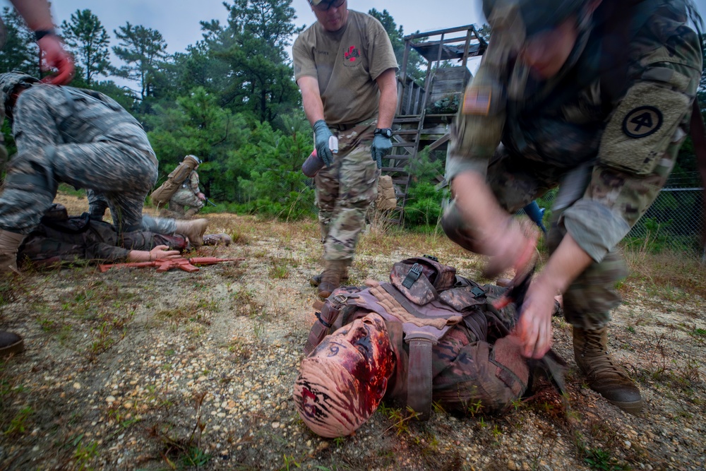 Combat medic tactical trauma training