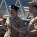 Re-enlistment aboard the USS Wisconsin (BB-64)