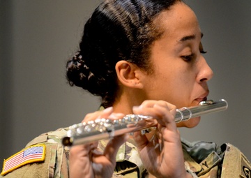 82nd Division Band performs at Pinehurst High School