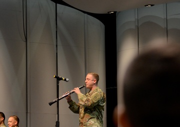 82nd Division Band performs at Pinehurst High School
