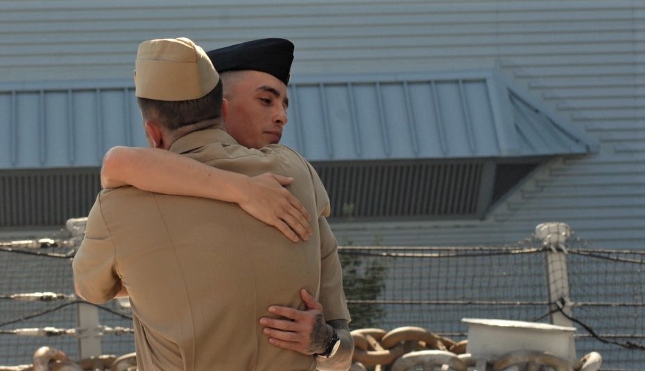 Naval Museum hosts a re-enlistment
